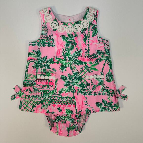 Lilly Pulitzer Infant Shift Dress and Pants - Picture 1 of 10